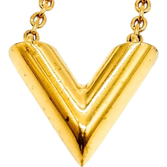 554322AT (S4) Louis Vuitton Necklace Gold Metal - Picture 2 of 9